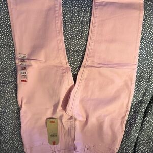 Levi's Soft Pink Denim Jeans